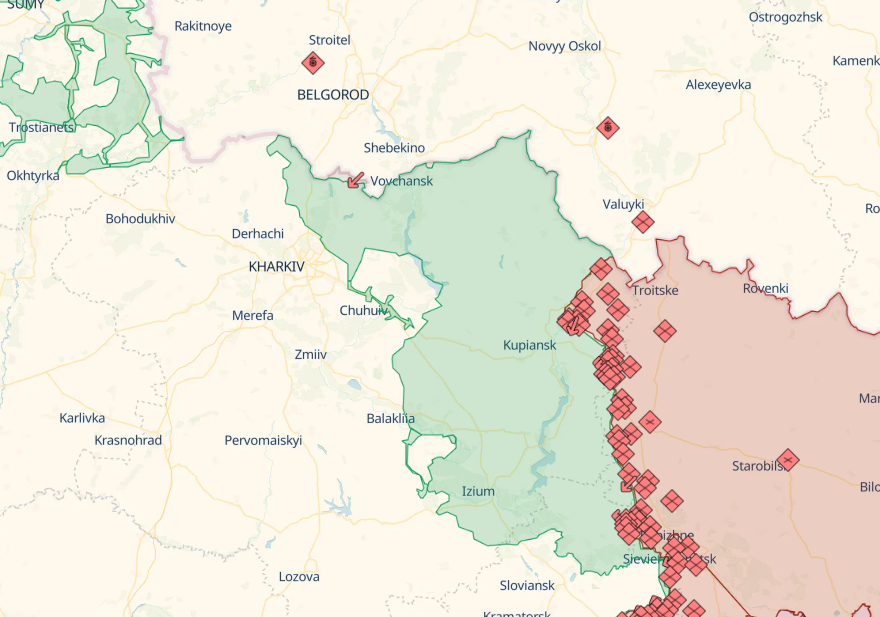 Наступление в Харьковской области