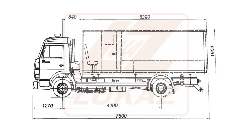Как выглядит автозак внутри: чертеж