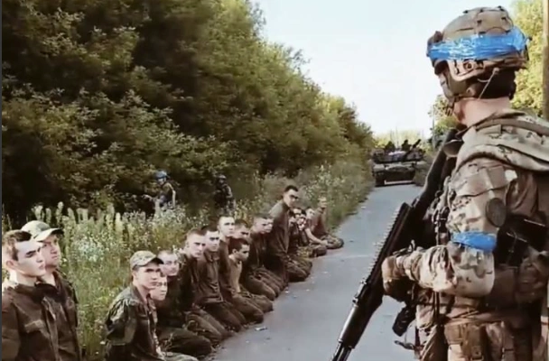 Российские военнослужащие, взятые в плен ВСУ