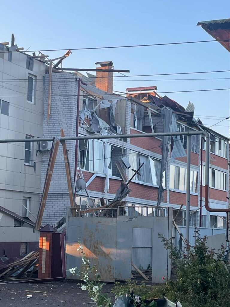 Дом в&nbsp;Судже Курской области, разрушенный в&nbsp;результате боёв с&nbsp;ВСУ