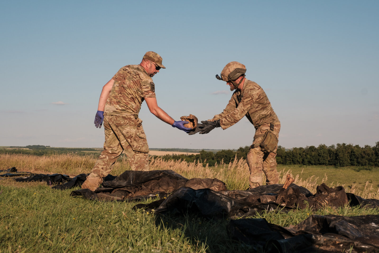 Поиски тел российских солдат организацией Black Tulip