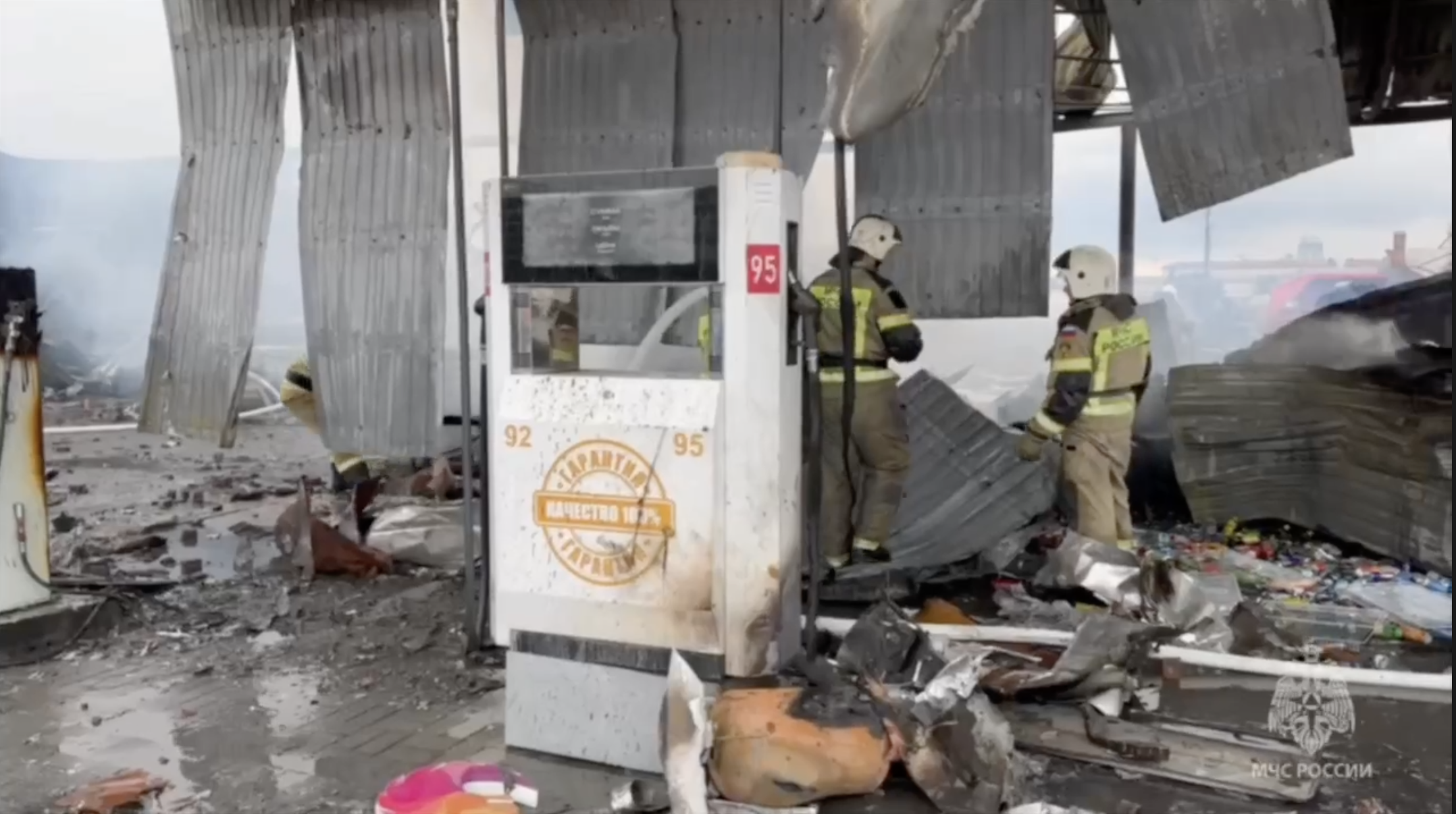 В Грозном четыре человека погибли из-за взрыва на АЗС