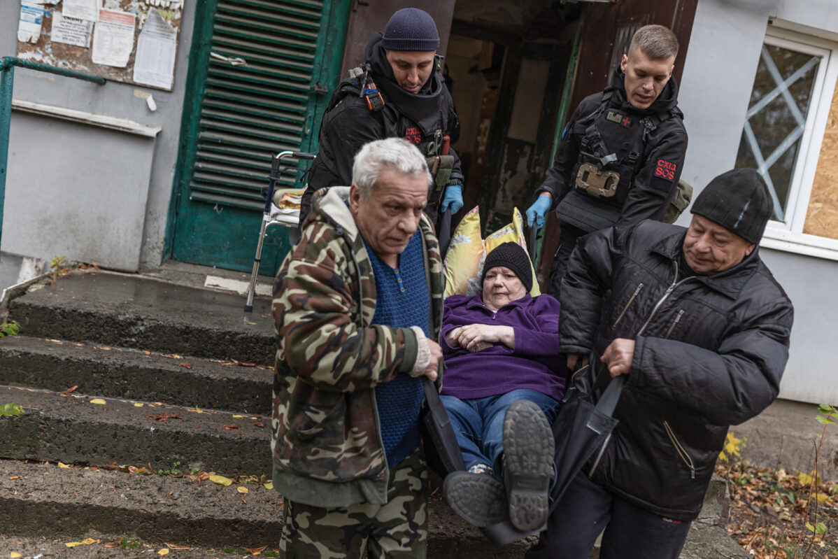 Эвакуация из Константиновки Донецкой области
