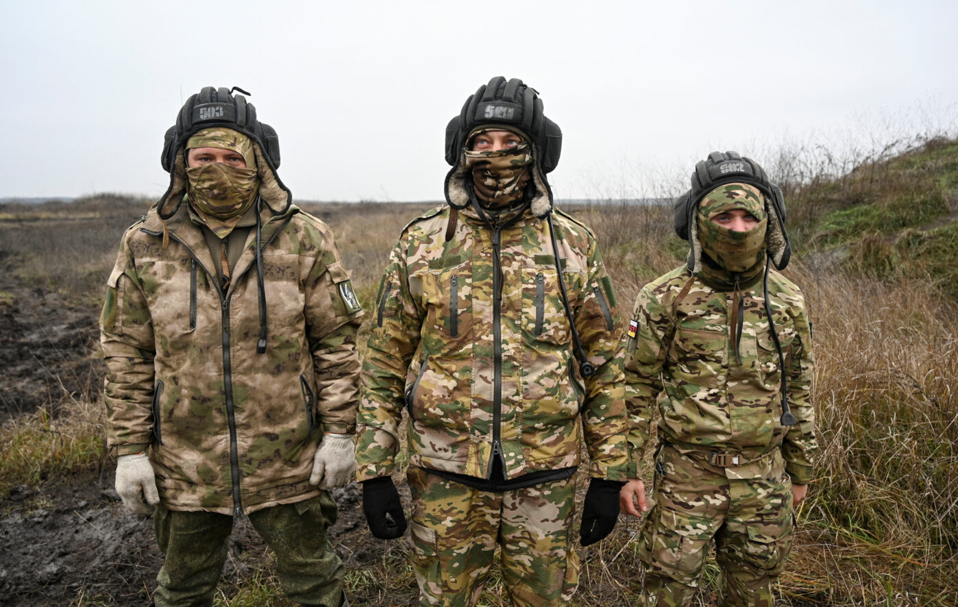 Российские контрактники во&nbsp;время военных учений на&nbsp;юге Краснодарского края