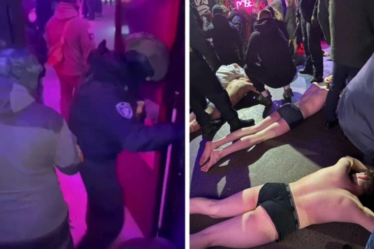 Полицейский рейд в ночном клубе Pose в Оренбурге