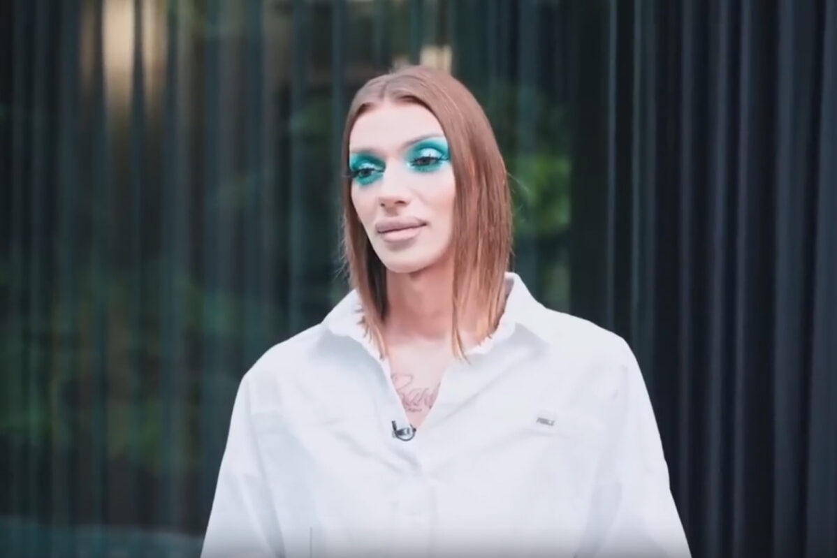 Милана Петрова во время интервью