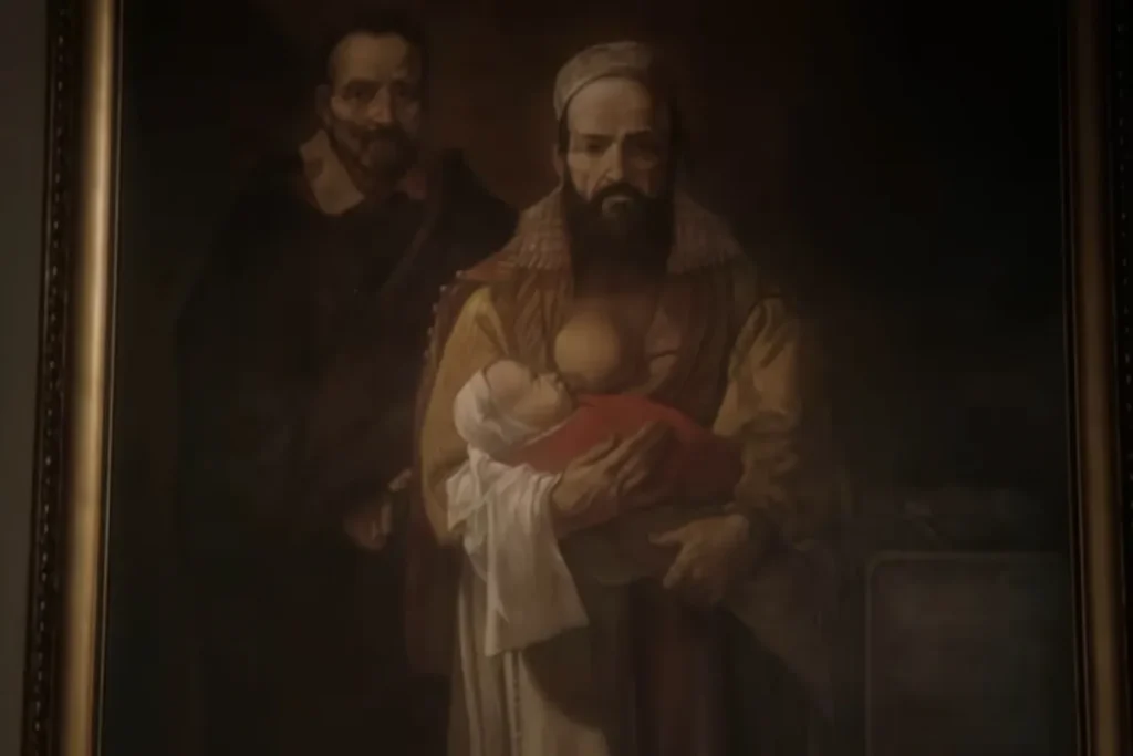 Фрагмент из&nbsp;сериала «Молодой папа».