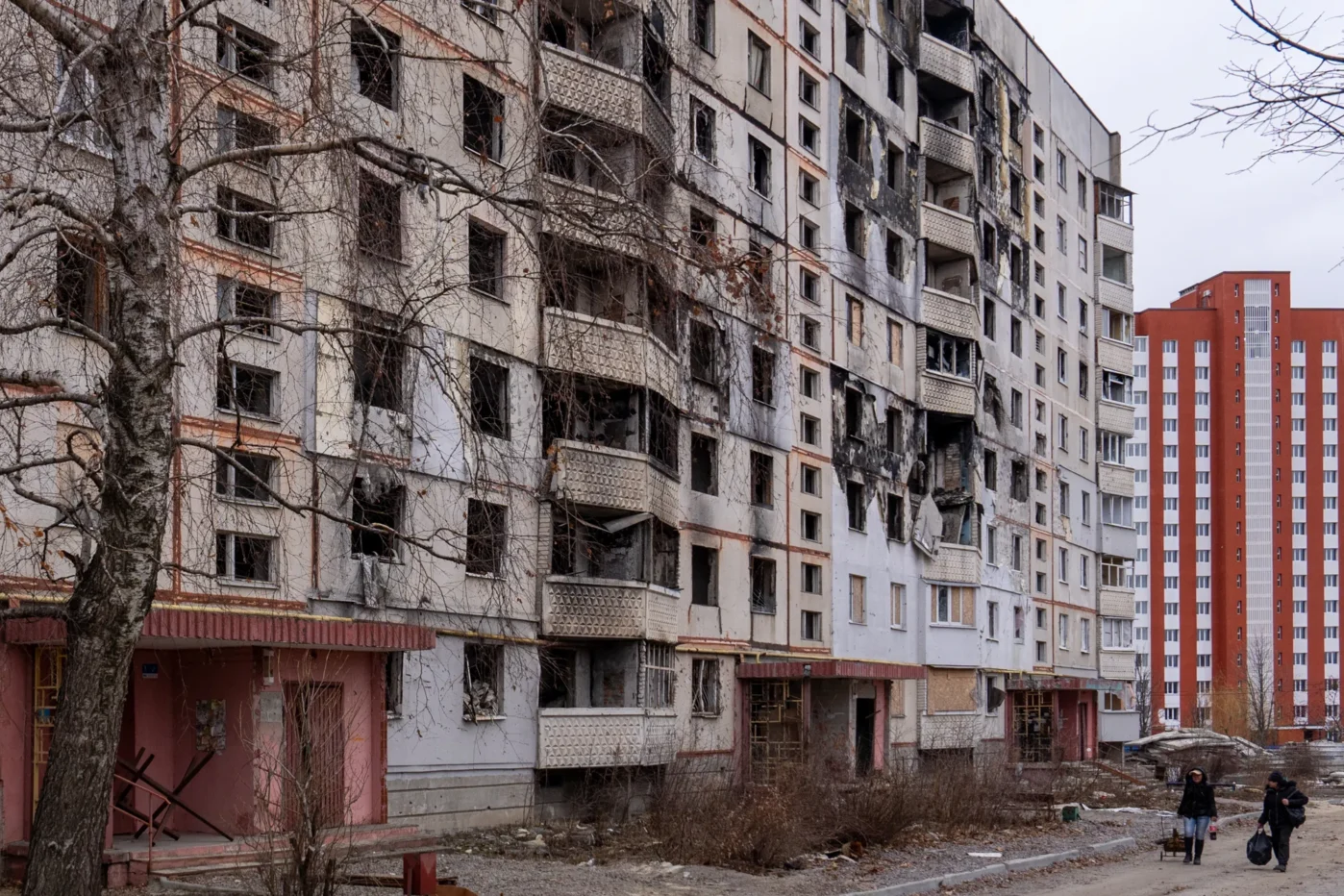 Поврежденный жилой дом в&nbsp;Харькове
