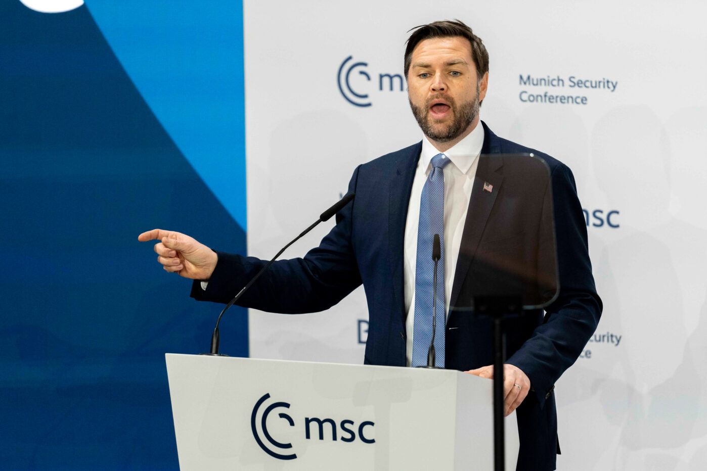 Вице-президент США Джей Ди&nbsp;Вэнс на&nbsp;61-й Мюнхенской конференции по&nbsp;безопасности в&nbsp;Мюнхене