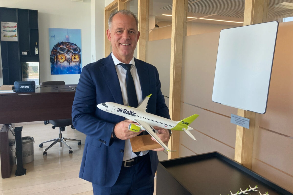 Мартин Гаусс, глава латвийской авиакомпании Air Baltic