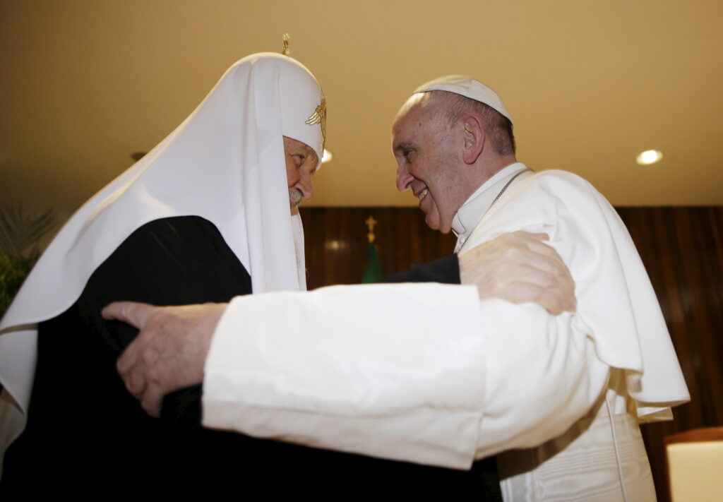 Встреча папы Франциска и патриарха Кирилла в Гаване, 12 февраля 2016 года