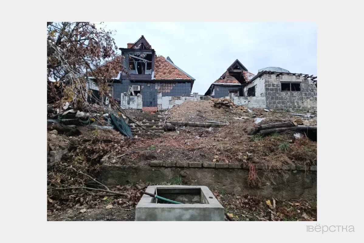 Село Казачьи Лагеря Херсонской области осенью 2023-го