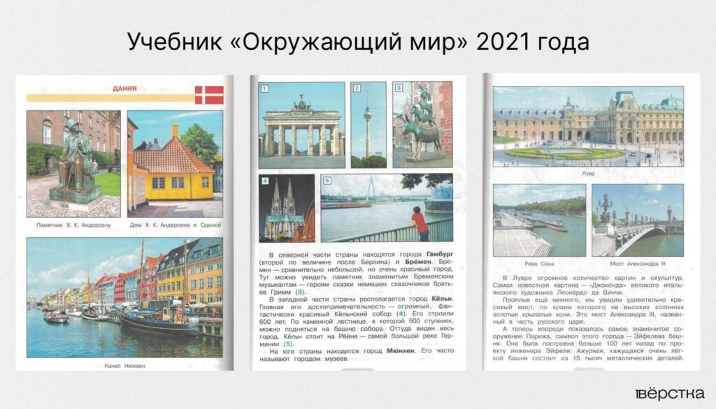 Соседей России на западе и США последний раз упоминает учебник 2021 года