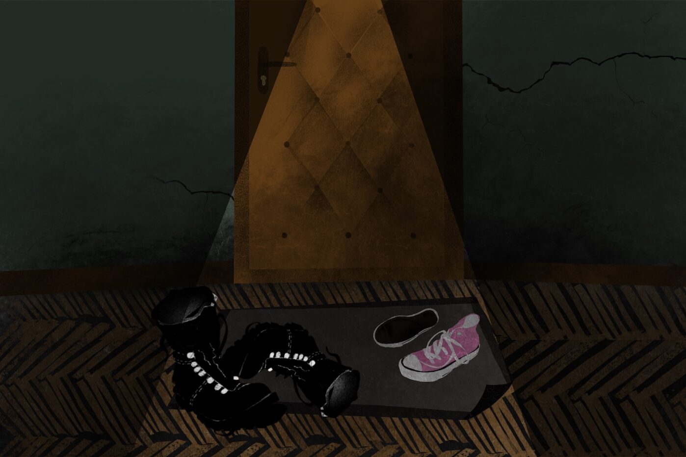 Из&nbsp;прифронтовых районов уезжают местные юноши. Зато там много военных. С&nbsp;ними заводят отношения местные школьницы, однако эти связи заканчиваются не&nbsp;всегда хорошо