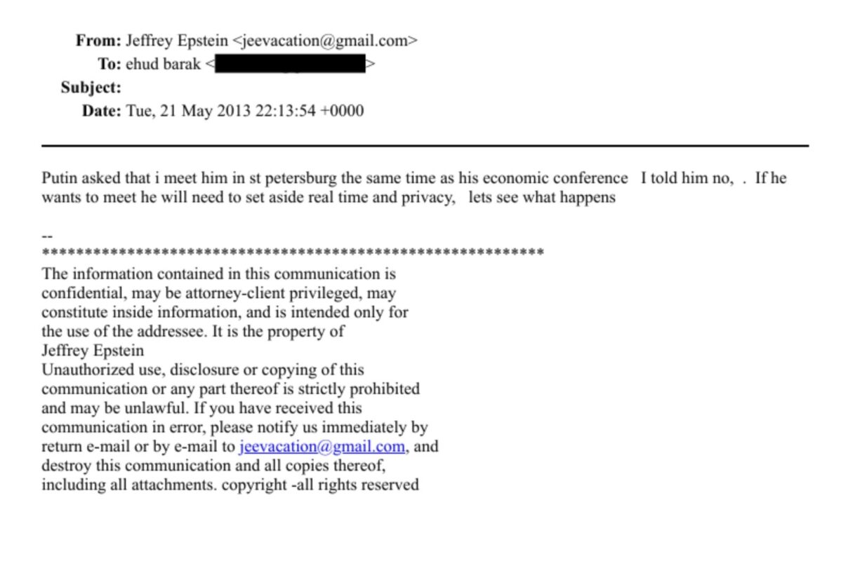 США раскрыли 3 млн. документов дела Джеффри Эпштейна. В них упоминаются Владимир Путин, Владислав Доронин, Маша Дрокова и Виталий Чуркин